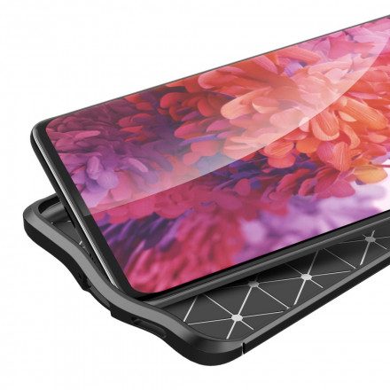 Skal För Samsung Galaxy S21 Ultra 5G Double Line Litchi Lädereffekt
