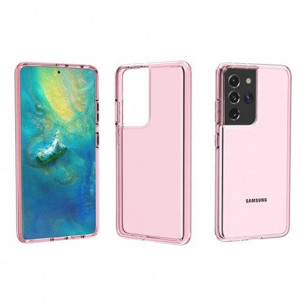 Skal För Samsung Galaxy S21 Ultra 5G Färgad Transparent