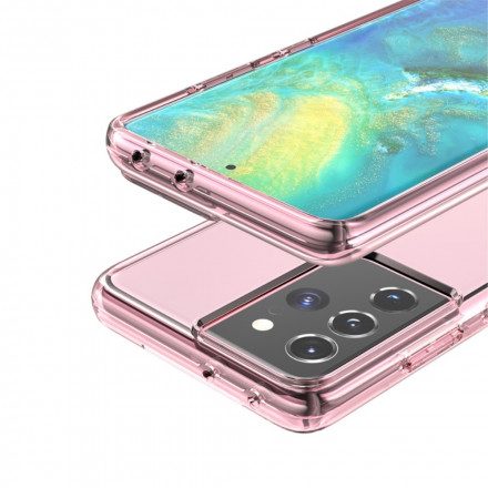 Skal För Samsung Galaxy S21 Ultra 5G Färgad Transparent