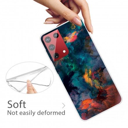 Skal För Samsung Galaxy S21 Ultra 5G Färgade Moln
