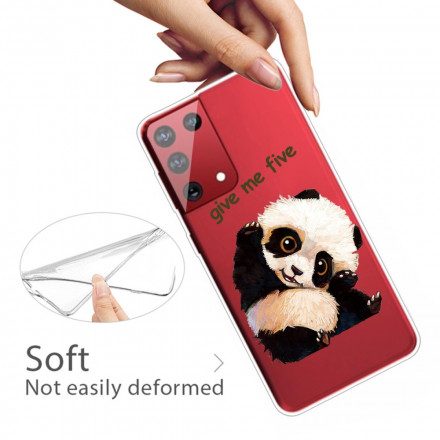 Skal För Samsung Galaxy S21 Ultra 5G Panda Ge Mig Fem