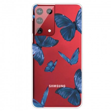 Skal För Samsung Galaxy S21 Ultra 5G Vilda Fjärilar
