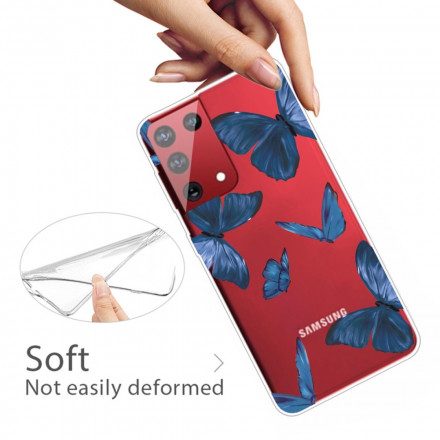 Skal För Samsung Galaxy S21 Ultra 5G Vilda Fjärilar