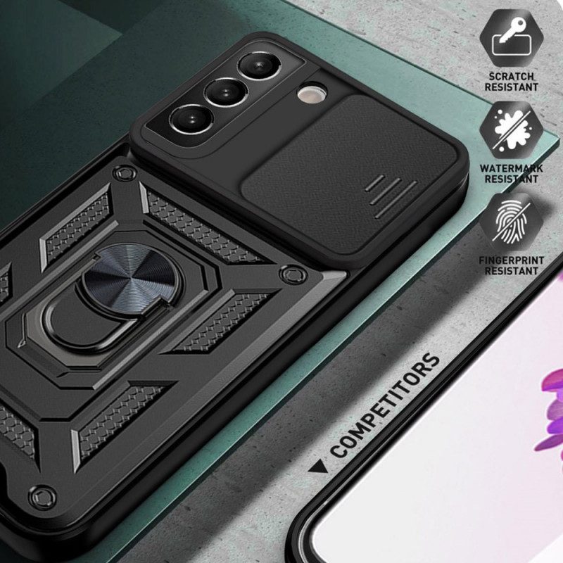 Skal För Samsung Galaxy S22 5G Designlinshållare Och Lock