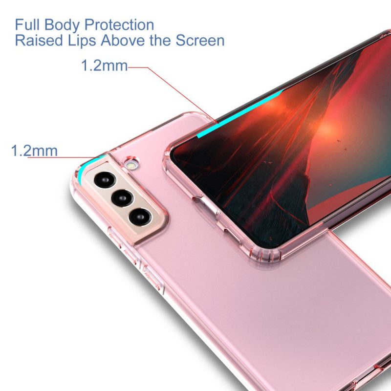 Skal För Samsung Galaxy S22 5G Färgad Transparent