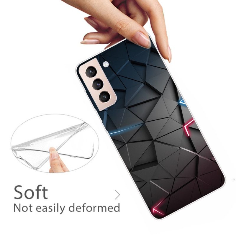 Skal För Samsung Galaxy S22 5G Flexibel Geometri
