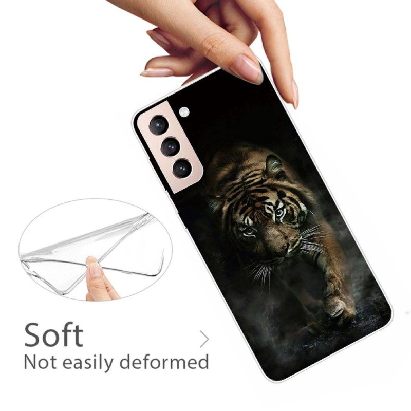Skal För Samsung Galaxy S22 5G Flexibel Tiger