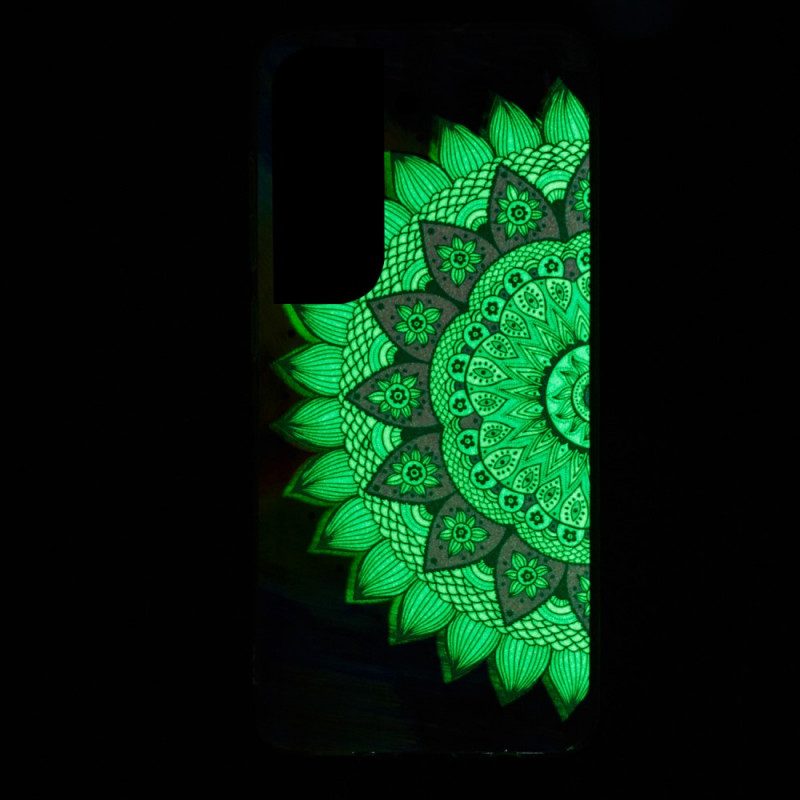 Skal För Samsung Galaxy S22 5G Fluorescerande Blomsterserie