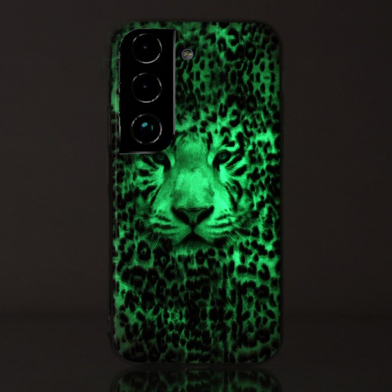 Skal För Samsung Galaxy S22 5G Fluorescerande Leopard