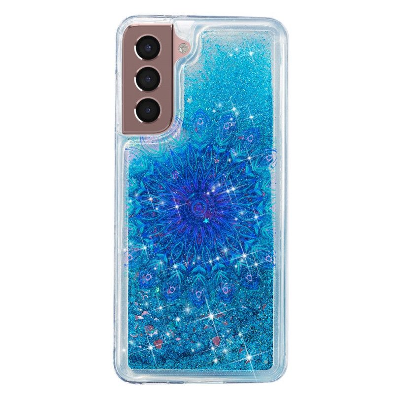 Skal För Samsung Galaxy S22 5G Paljett Mandala