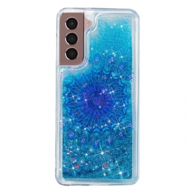 Skal För Samsung Galaxy S22 5G Paljett Mandala