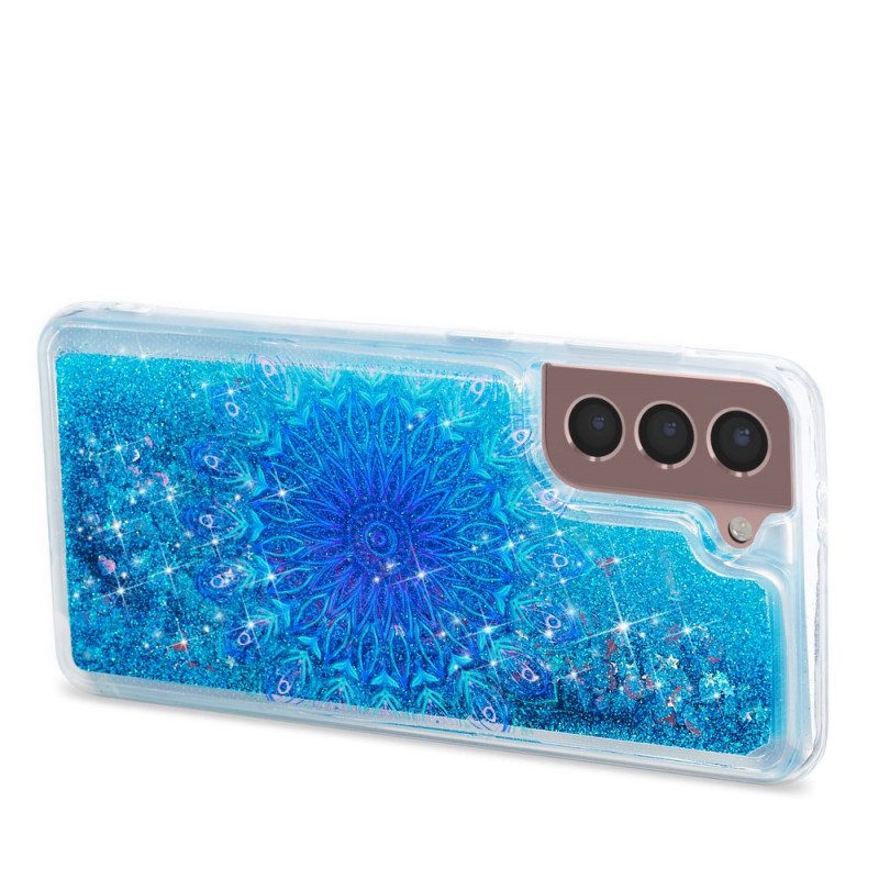 Skal För Samsung Galaxy S22 5G Paljett Mandala