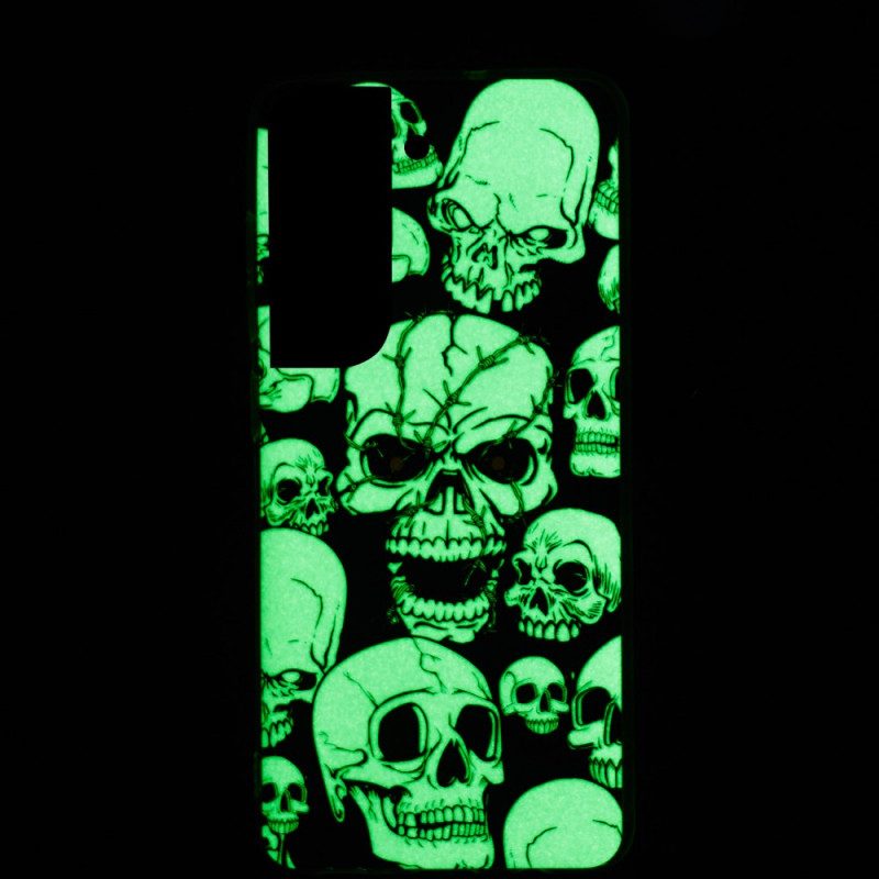 Skal För Samsung Galaxy S22 5G Se Upp Fluorescerande Skallar