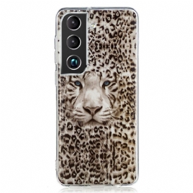 Skal För Samsung Galaxy S22 Plus 5G Fluorescerande Leopard