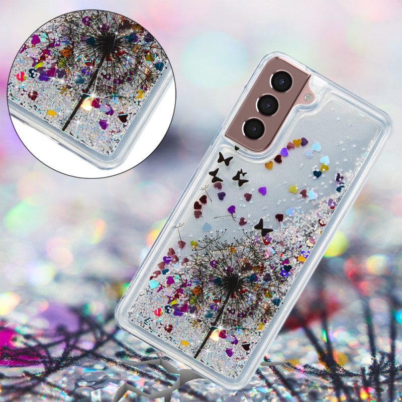 Skal För Samsung Galaxy S22 Plus 5G Glittermaskrosor