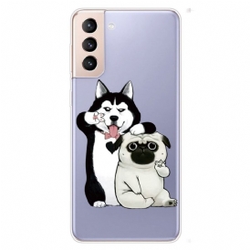 Skal För Samsung Galaxy S22 Plus 5G Roliga Hundar