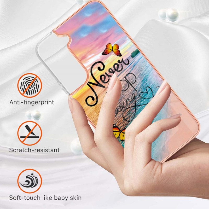 Skal För Samsung Galaxy S22 Plus 5G Sluta Aldrig Drömma Om Fjärilar