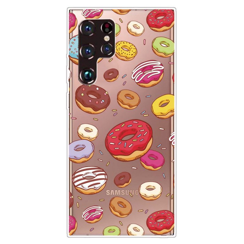 Skal För Samsung Galaxy S22 Ultra 5G Älskar Donuts