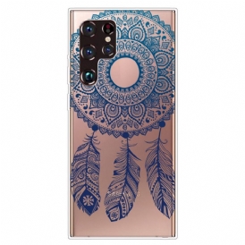 Skal För Samsung Galaxy S22 Ultra 5G Enkelblommig Mandala