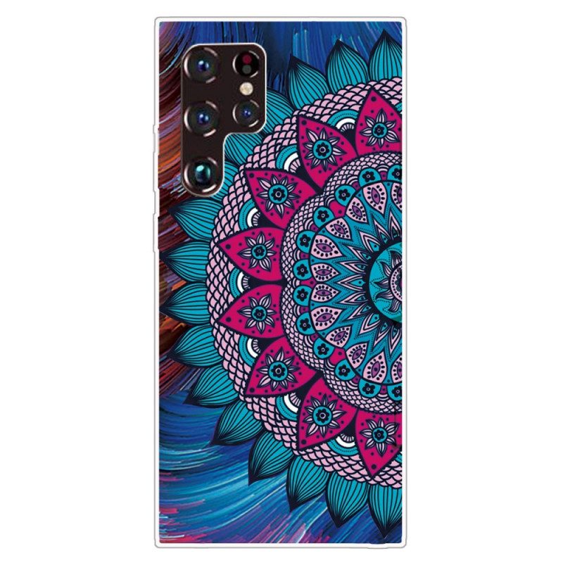 Skal För Samsung Galaxy S22 Ultra 5G Färgglad Mandala