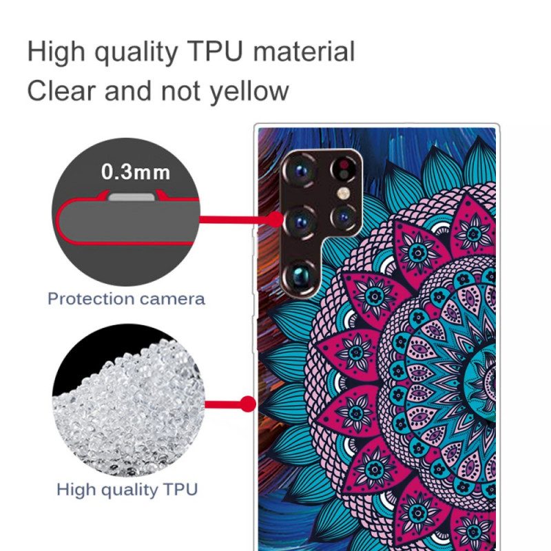 Skal För Samsung Galaxy S22 Ultra 5G Färgglad Mandala