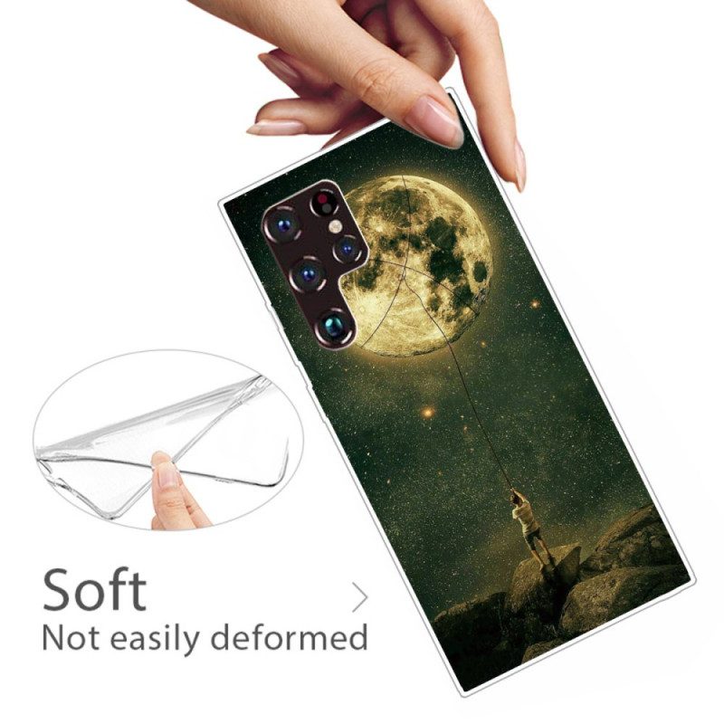 Skal För Samsung Galaxy S22 Ultra 5G Flexibel Månmänniska