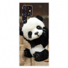 Skal För Samsung Galaxy S22 Ultra 5G Flexibel Panda