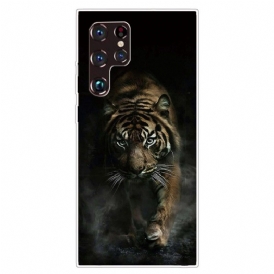 Skal För Samsung Galaxy S22 Ultra 5G Flexibel Tiger