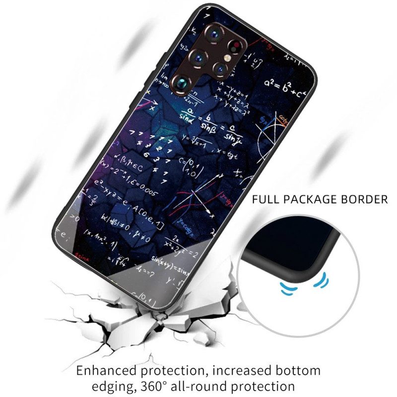 Skal För Samsung Galaxy S22 Ultra 5G Matematiska Beräkningar Av Härdat Glas