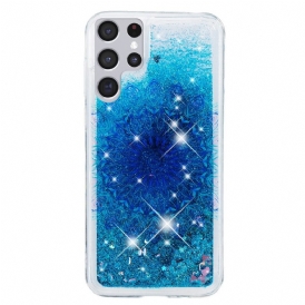 Skal För Samsung Galaxy S22 Ultra 5G Paljett Mandala