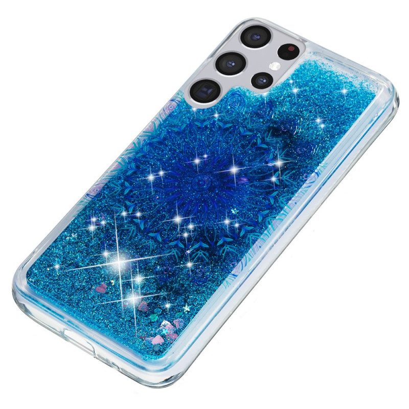 Skal För Samsung Galaxy S22 Ultra 5G Paljett Mandala