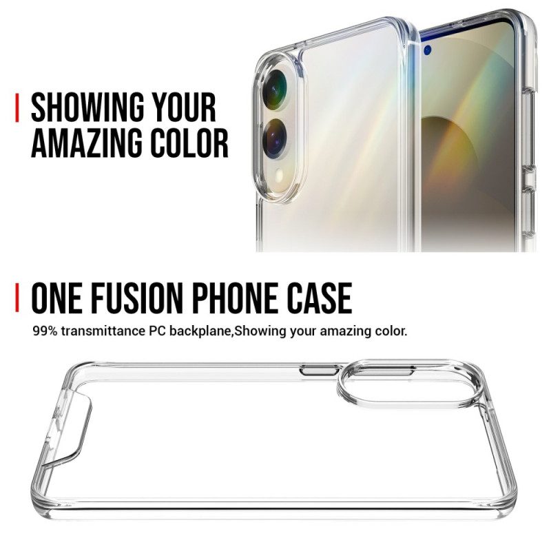 Skal För Samsung Galaxy S25 5g Edge Genomskinlig