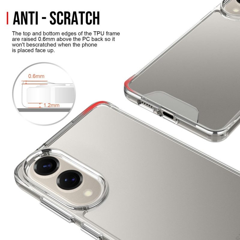Skal För Samsung Galaxy S25 5g Edge Genomskinlig