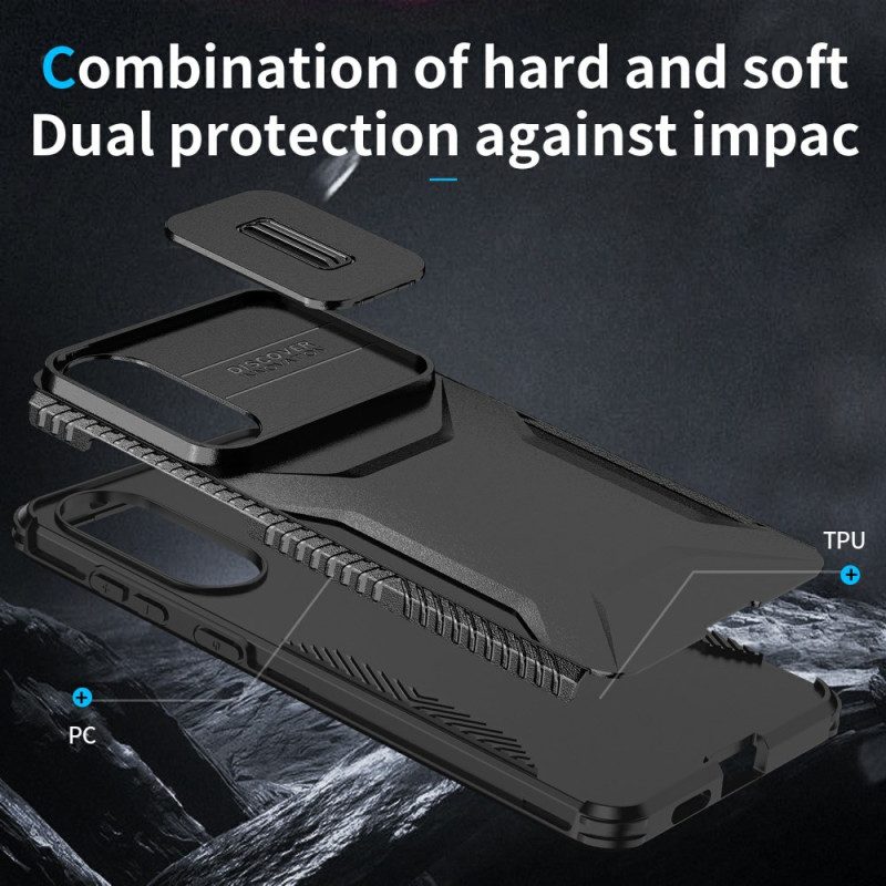 Skal För Samsung Galaxy S25 5g Edge Robust Metalleffekt