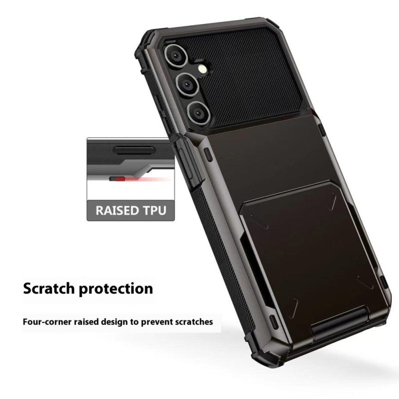 Skal För Samsung Galaxy S25 5g Integrerad Korthållare