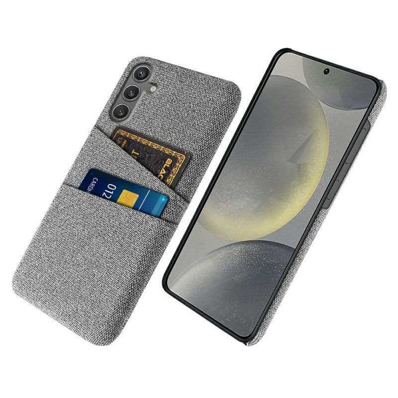 Skal För Samsung Galaxy S25 5g Korthållare I Tyg