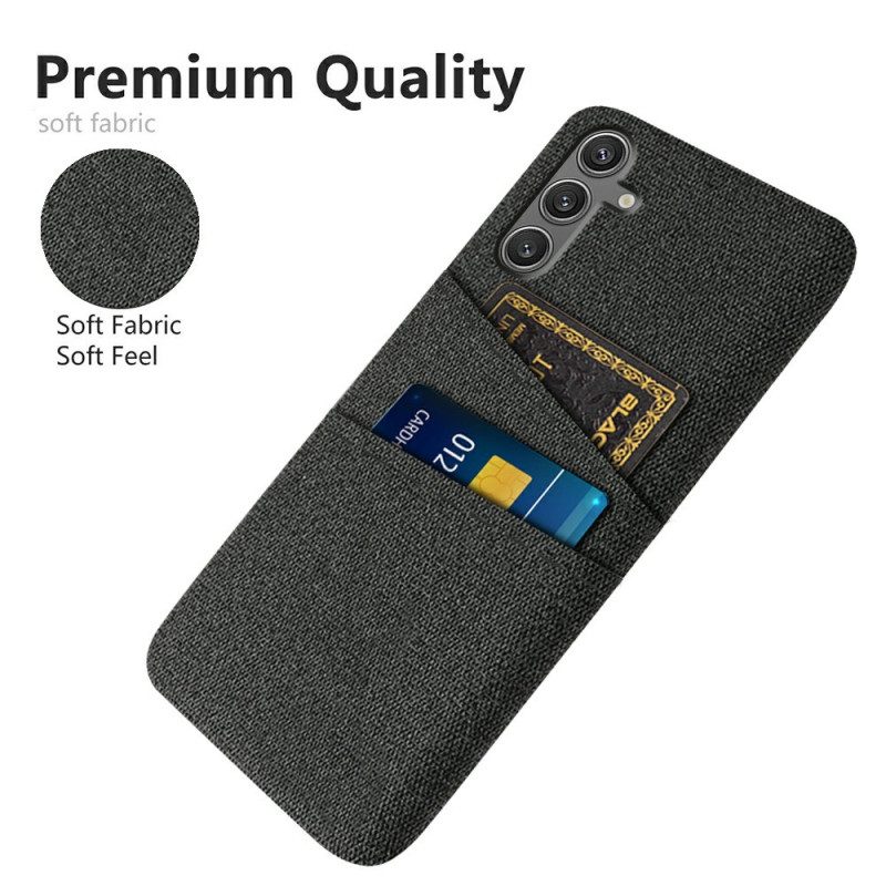 Skal För Samsung Galaxy S25 5g Korthållare I Tyg