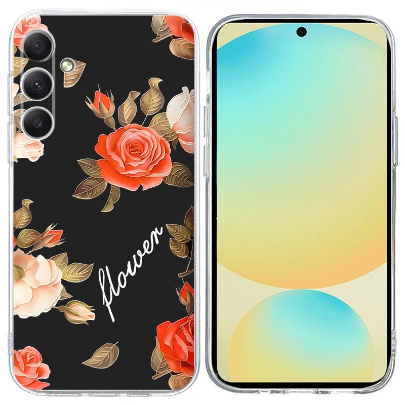 Skal För Samsung Galaxy S25 Fe Blommor