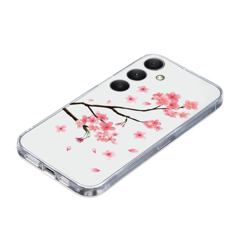 Skal För Samsung Galaxy S25 Fe Plommonblommor