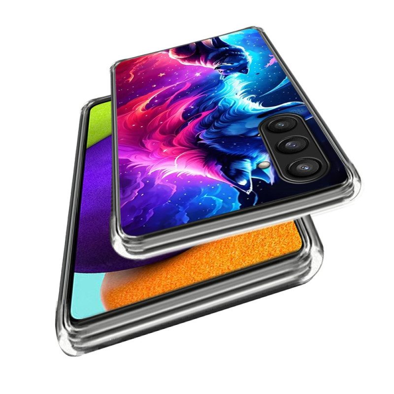 Skal För Samsung Galaxy S25 Plus 5g Färgglad Varg