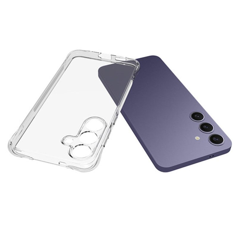 Skal För Samsung Galaxy S25 Plus 5g Transparent Förstärkt Halkfri