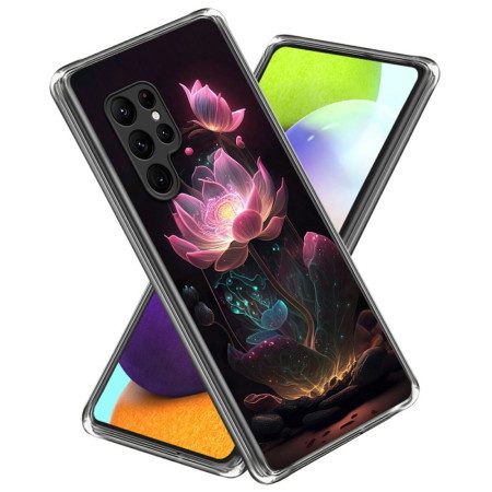 Skal För Samsung Galaxy S25 Ultra 5g Fluorescerande Lotusblomma