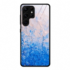 Skal För Samsung Galaxy S25 Ultra 5g Härdat Glas Marmor