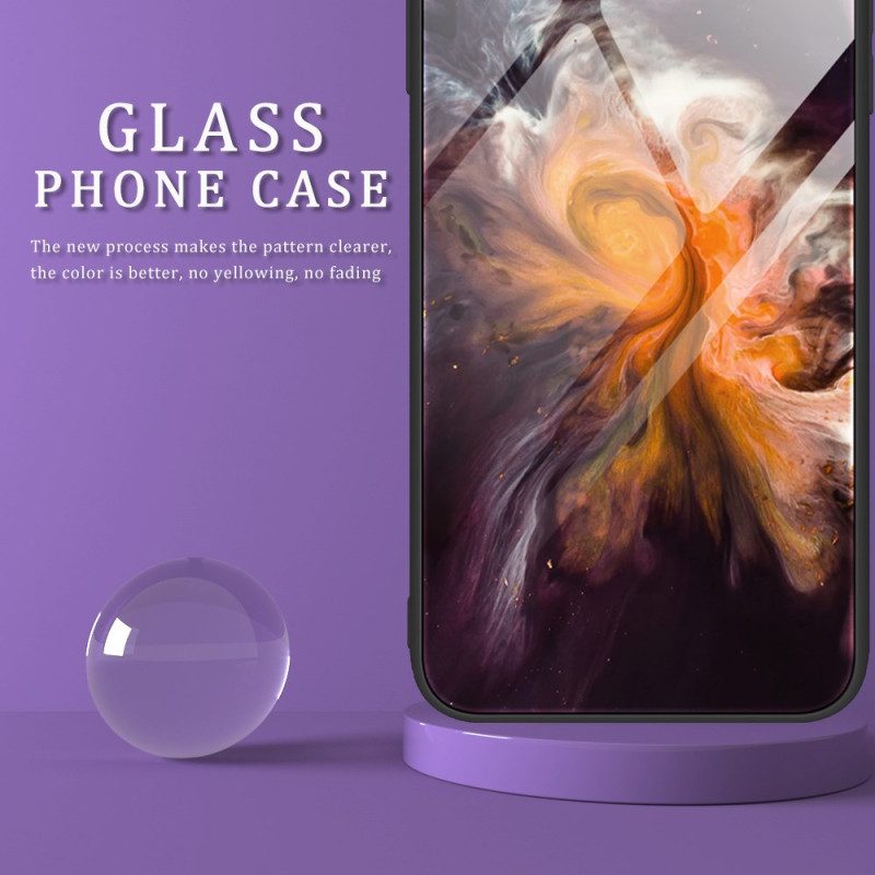 Skal För Samsung Galaxy S25 Ultra 5g Härdat Glas Marmor