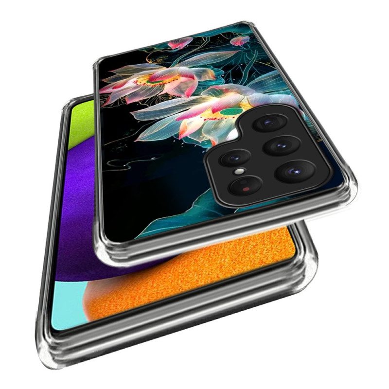 Skal För Samsung Galaxy S25 Ultra 5g Kristalllotus