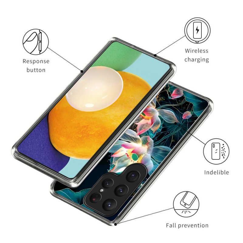 Skal För Samsung Galaxy S25 Ultra 5g Kristalllotus