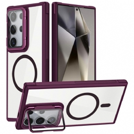 Skal För Samsung Galaxy S25 Ultra 5g Magsafe-kompatibel Med Inbyggt Stativ