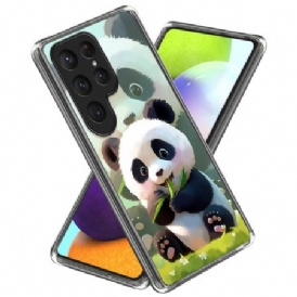 Skal För Samsung Galaxy S25 Ultra 5g Pandamönster