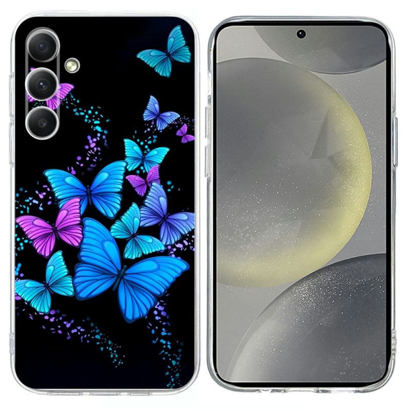 Skal För Samsung Galaxy S26 Färgglada Fjärilar