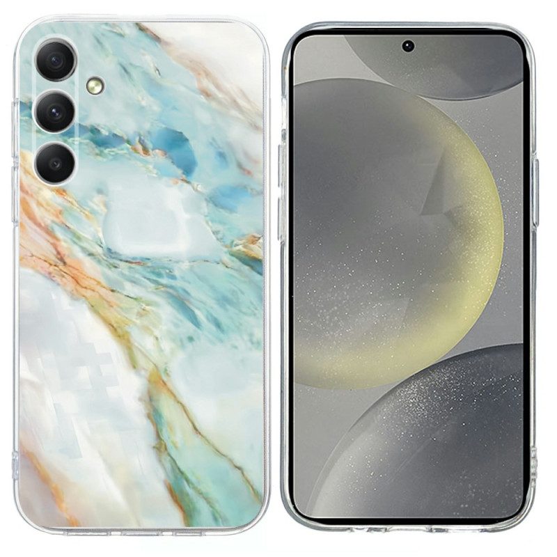 Skal För Samsung Galaxy S26 Grön Marmor